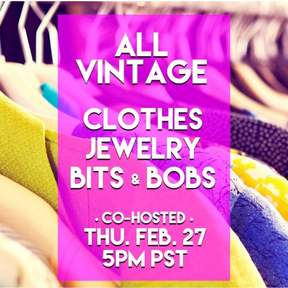 Vintage Clothing and Jewelry Collection 2/27 @ 5pm PST